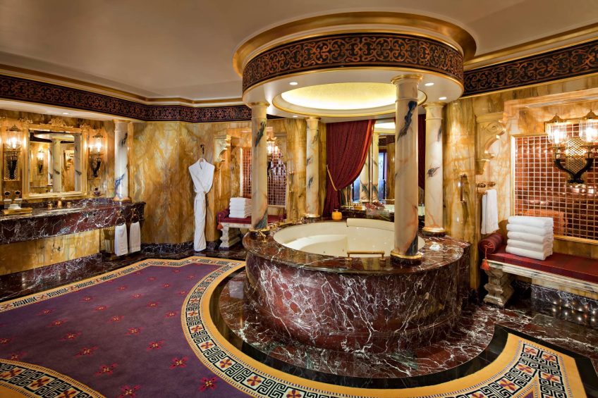Burj Al Arab Jumeirah Hotel - Dubai, UAE - Royal Suite Bathroom