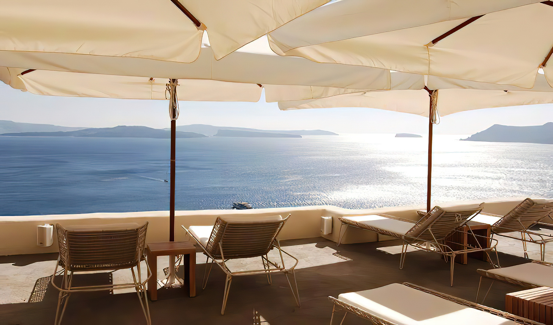Mystique Hotel Santorini – Oia, Santorini Island, Greece – Clifftop Balcony Ocean View