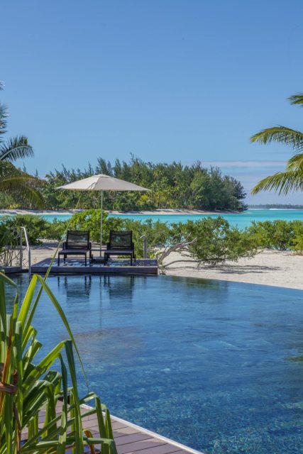 The Brando Resort - Tetiaroa Private Island, French Polynesia - Resort Pool and Beach View