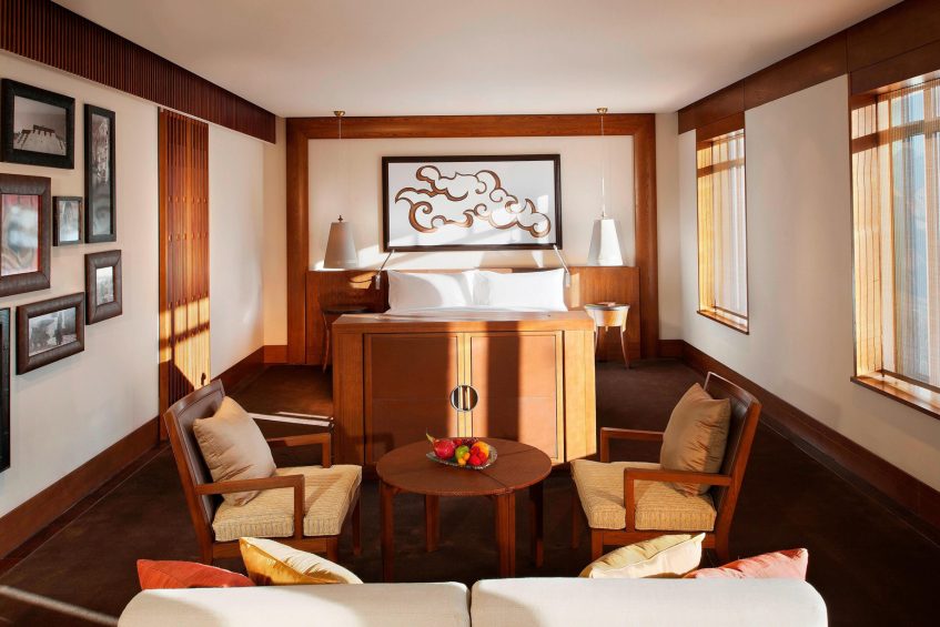 The St. Regis Lhasa Resort - Lhasa, Xizang, China - Grand Deluxe Room Bed