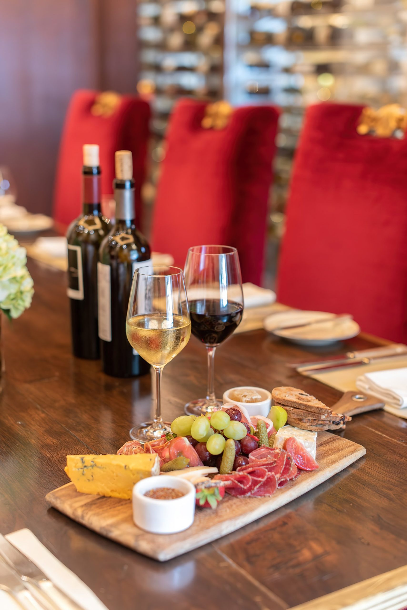 The St. Regis Washington D.C. Hotel - Washington, DC, USA - Alhambra Restaurant Wine and Appitizer Platter