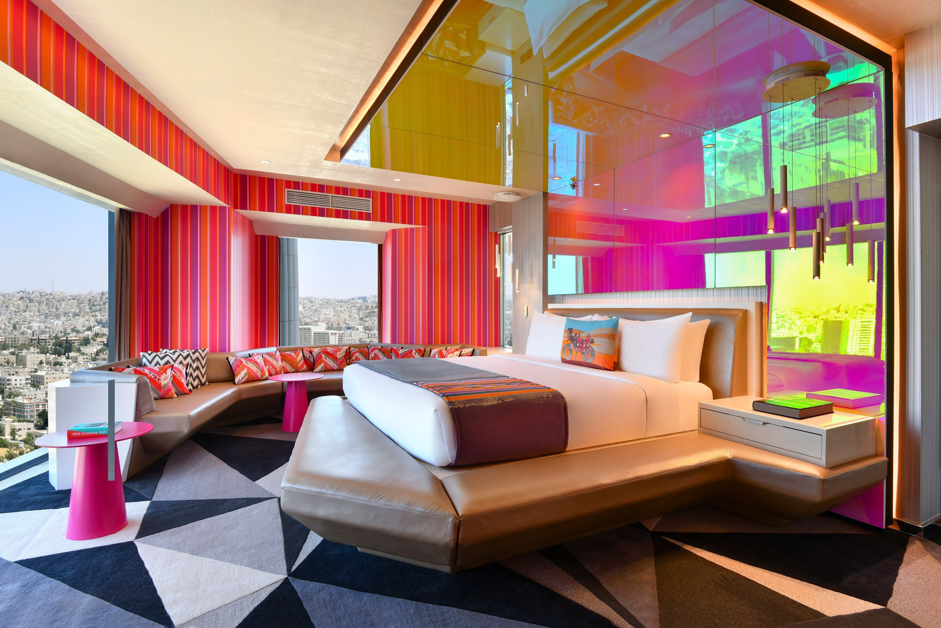 W Amman Hotel – Amman, Jordan – WOW Suite King Extreme Bedroom