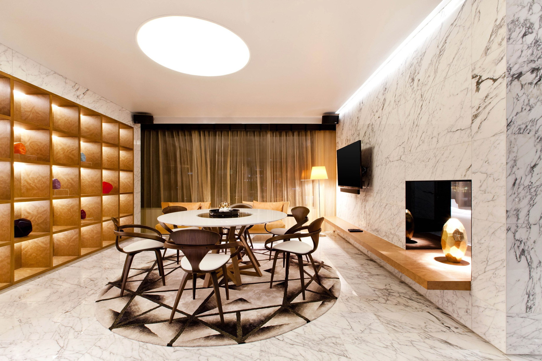 W Bangkok Hotel – Bangkok, Thailand – Extreme Wow Suite Dining Room