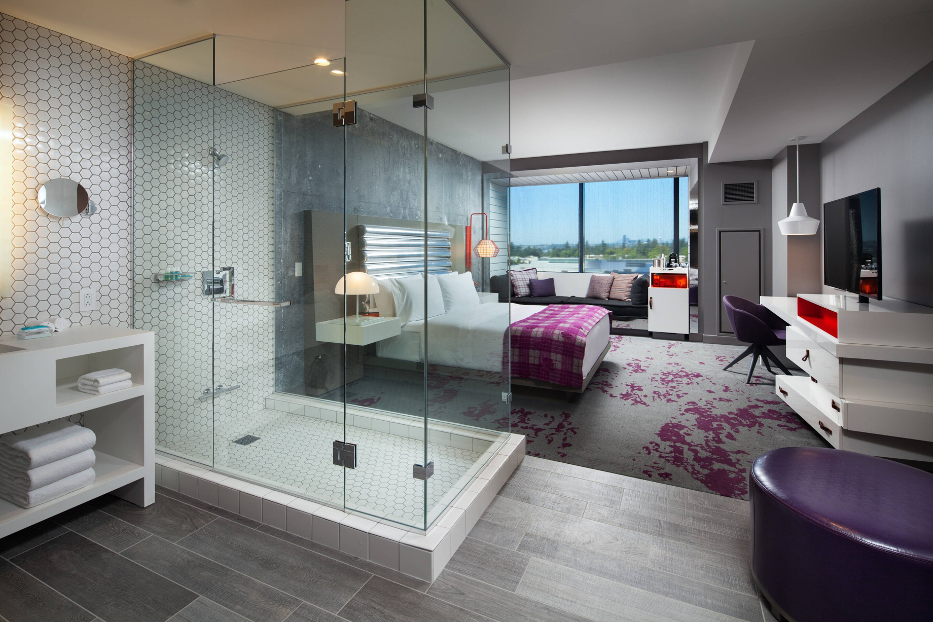 W Bellevue Hotel - Bellevue, WA, USA - Cozy King Guest Room