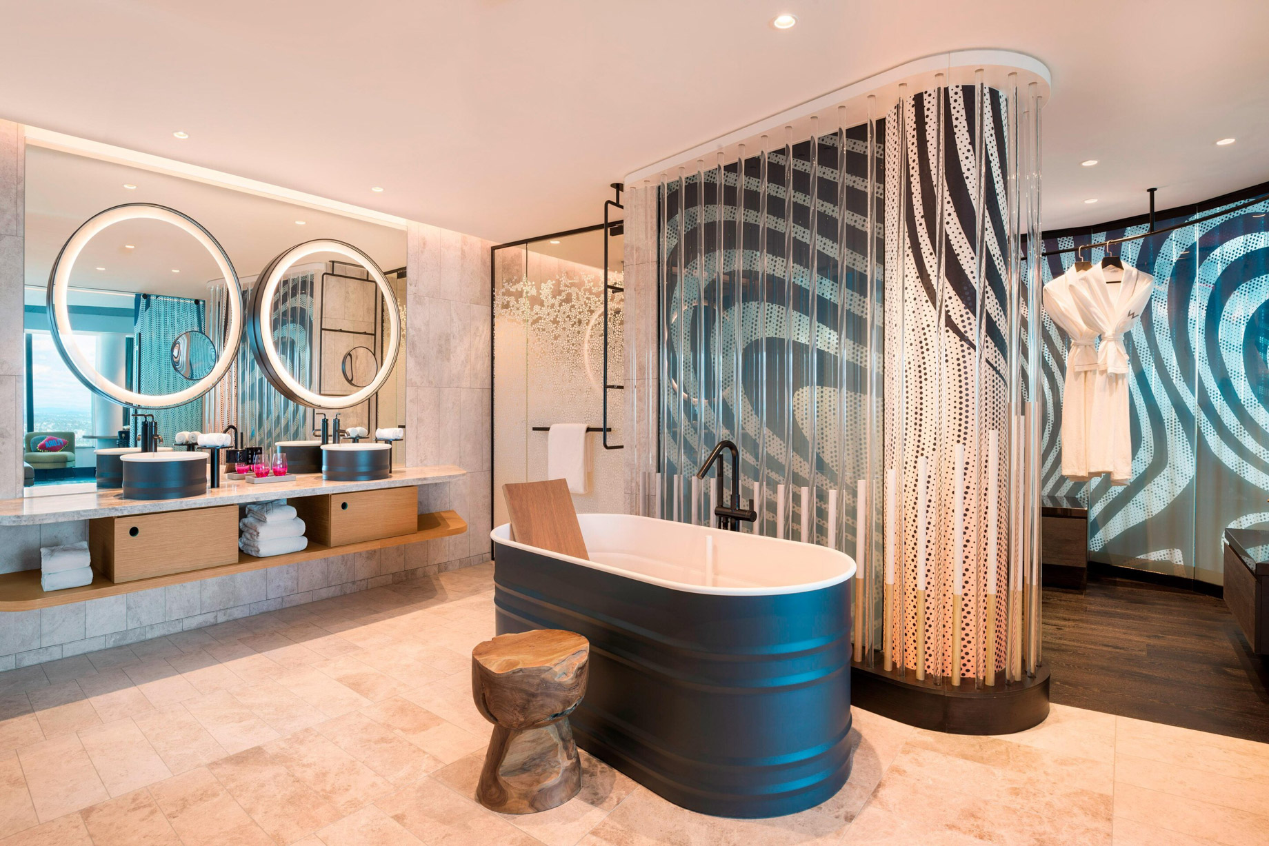 W Brisbane Hotel – Brisbane, Australia – Extreme WOW Suite Bathroom