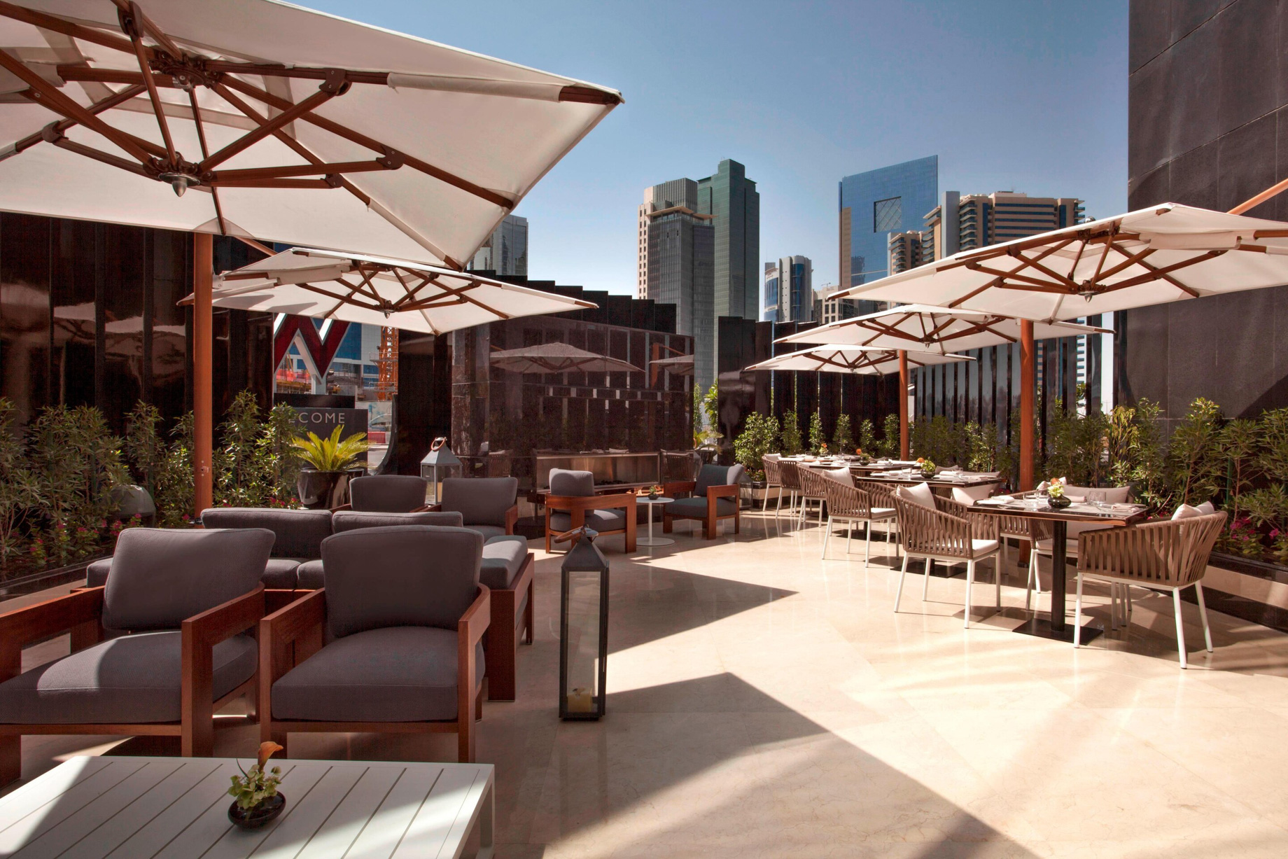W Doha Hotel – Doha, Qatar – La Spiga by Paper Moon Terrace