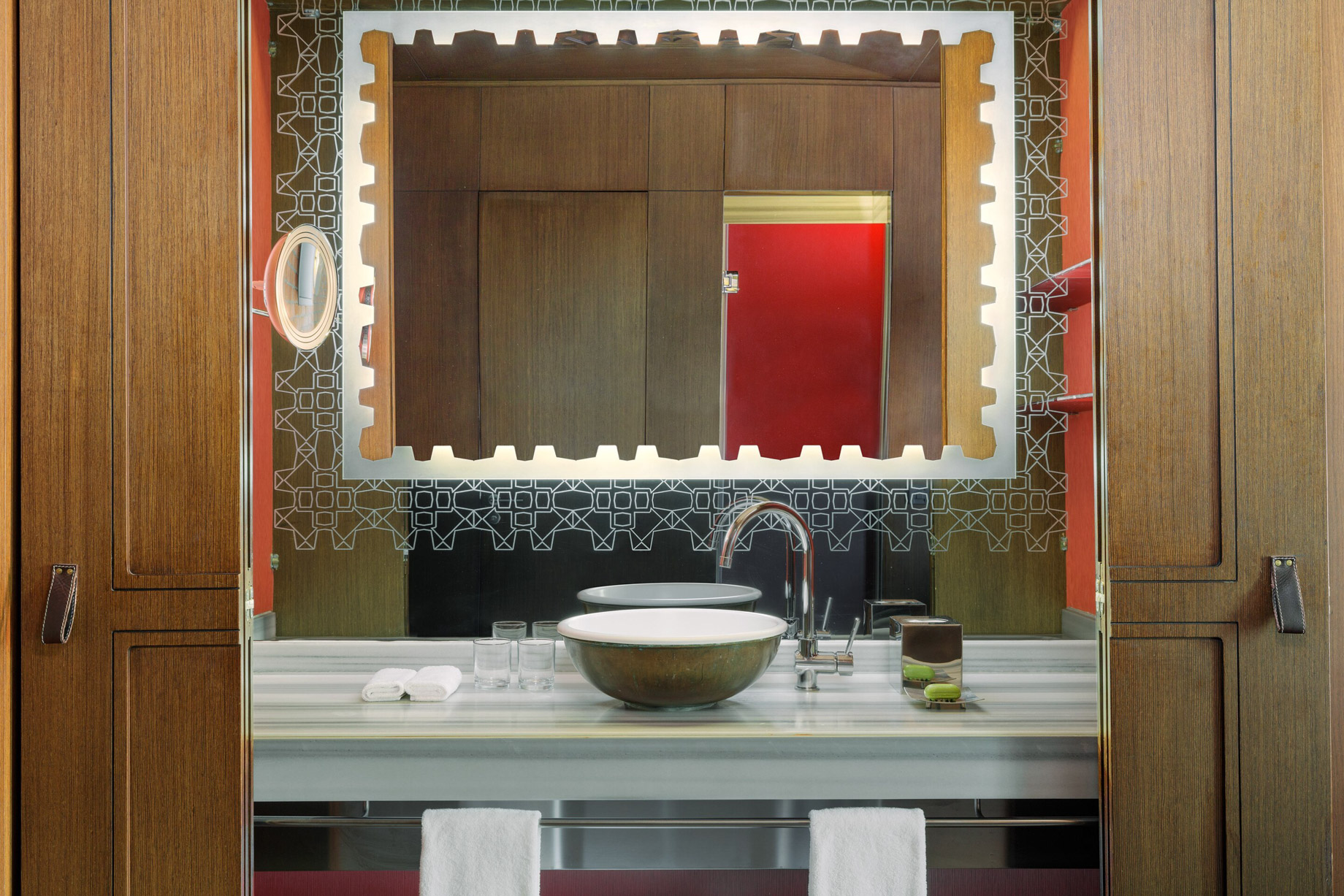 W Istanbul Hotel - Istanbul, Turkey - Guest Bathroom Vanity Decor