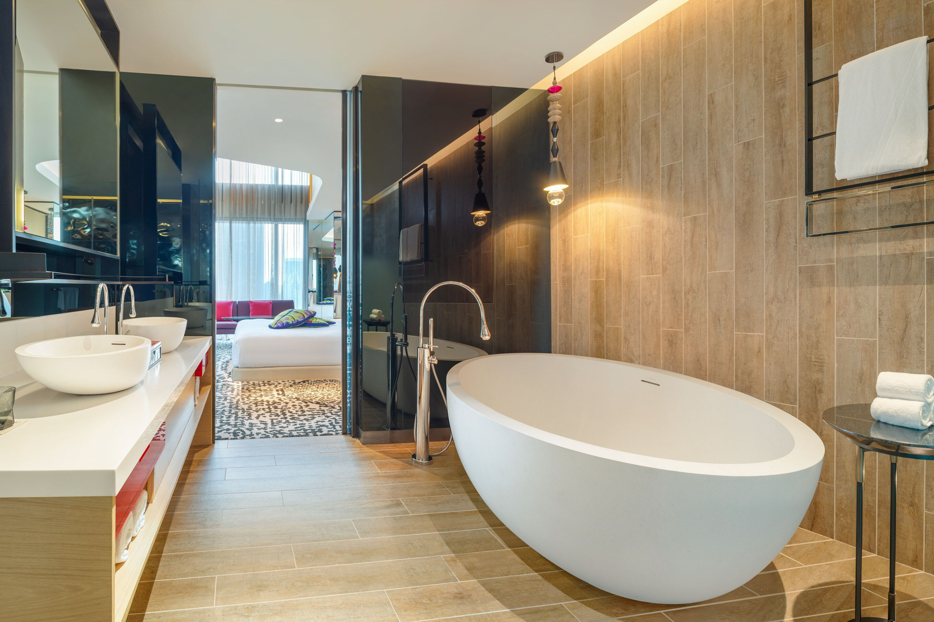 W Kuala Lumpur Hotel – Kuala Lumpur, Malaysia – WOW Suite Bathroom