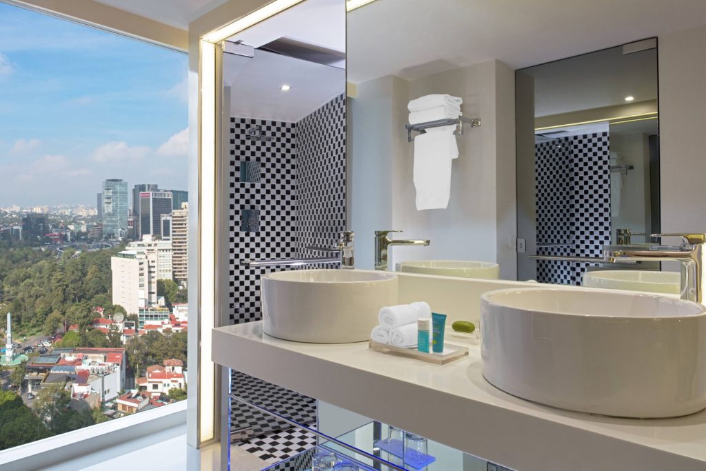 W Mexico City Hotel - Polanco, Mexico City, Mexico - Guest Bathroom Walk In Shower