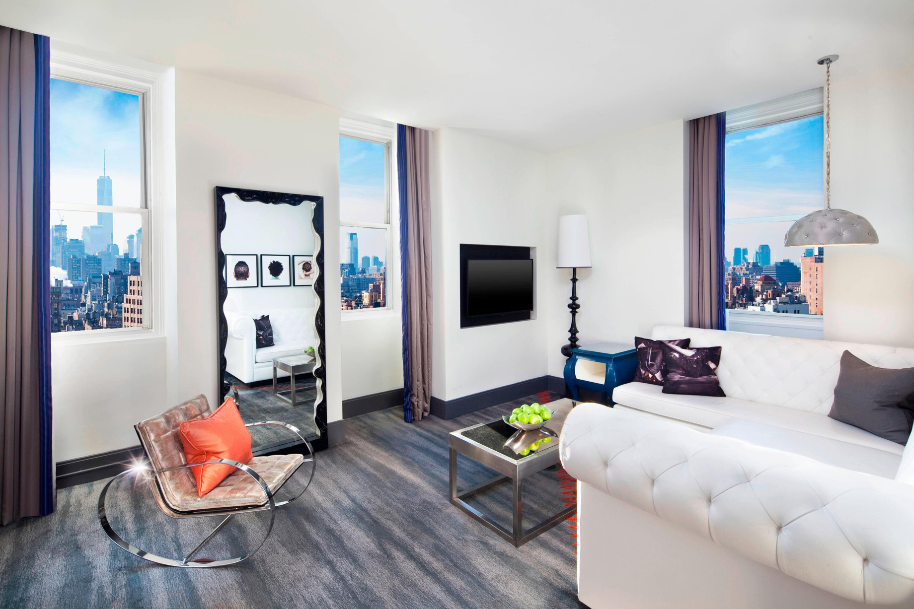 W New York Union Square Hotel – New York, NY, USA – WOW Suite Living Room