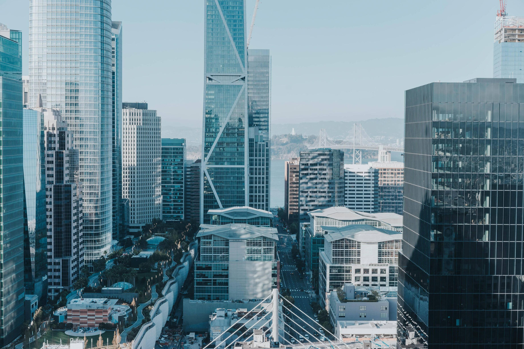 W San Francisco Hotel – San Francisco, CA, USA – City View From Rooftop