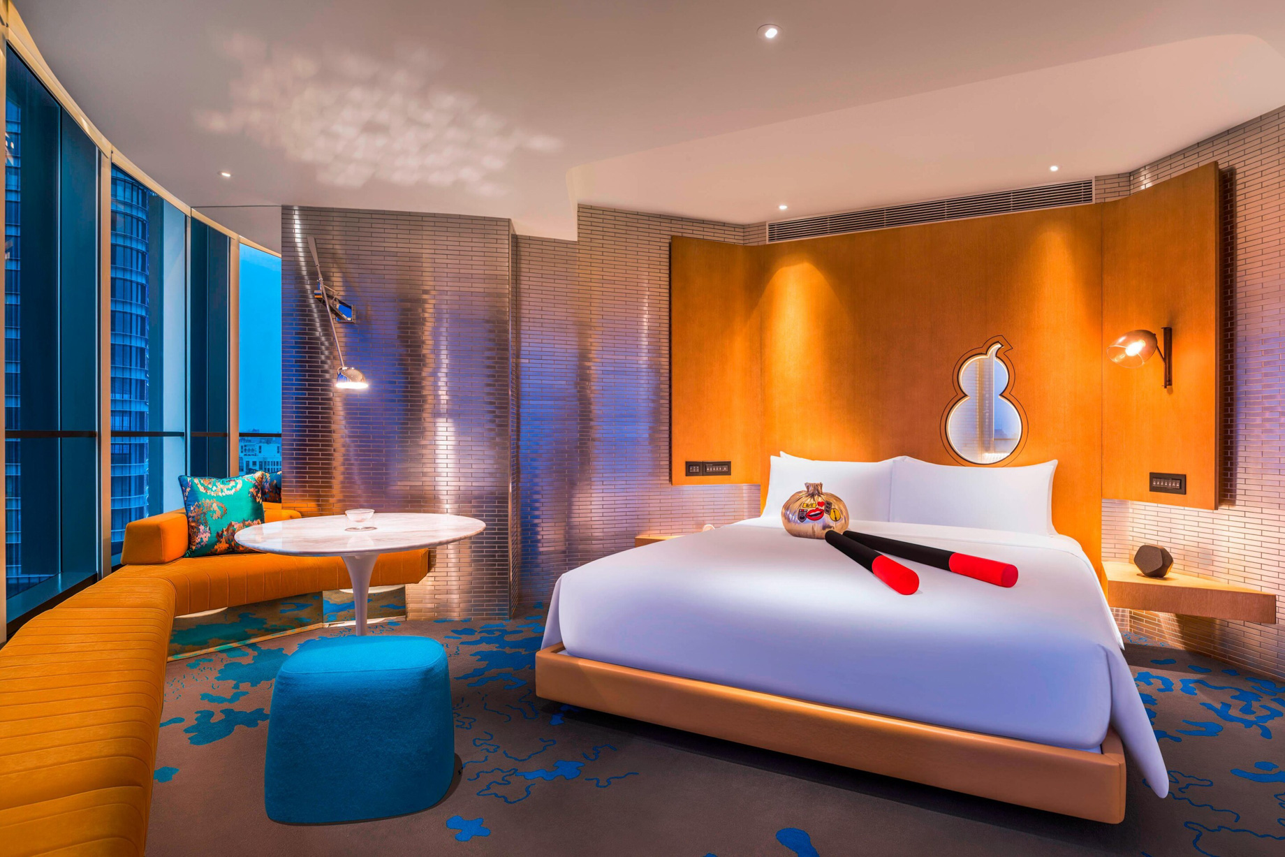 W Shanghai The Bund Hotel - Shanghai, China - Cool Corner Guest Room