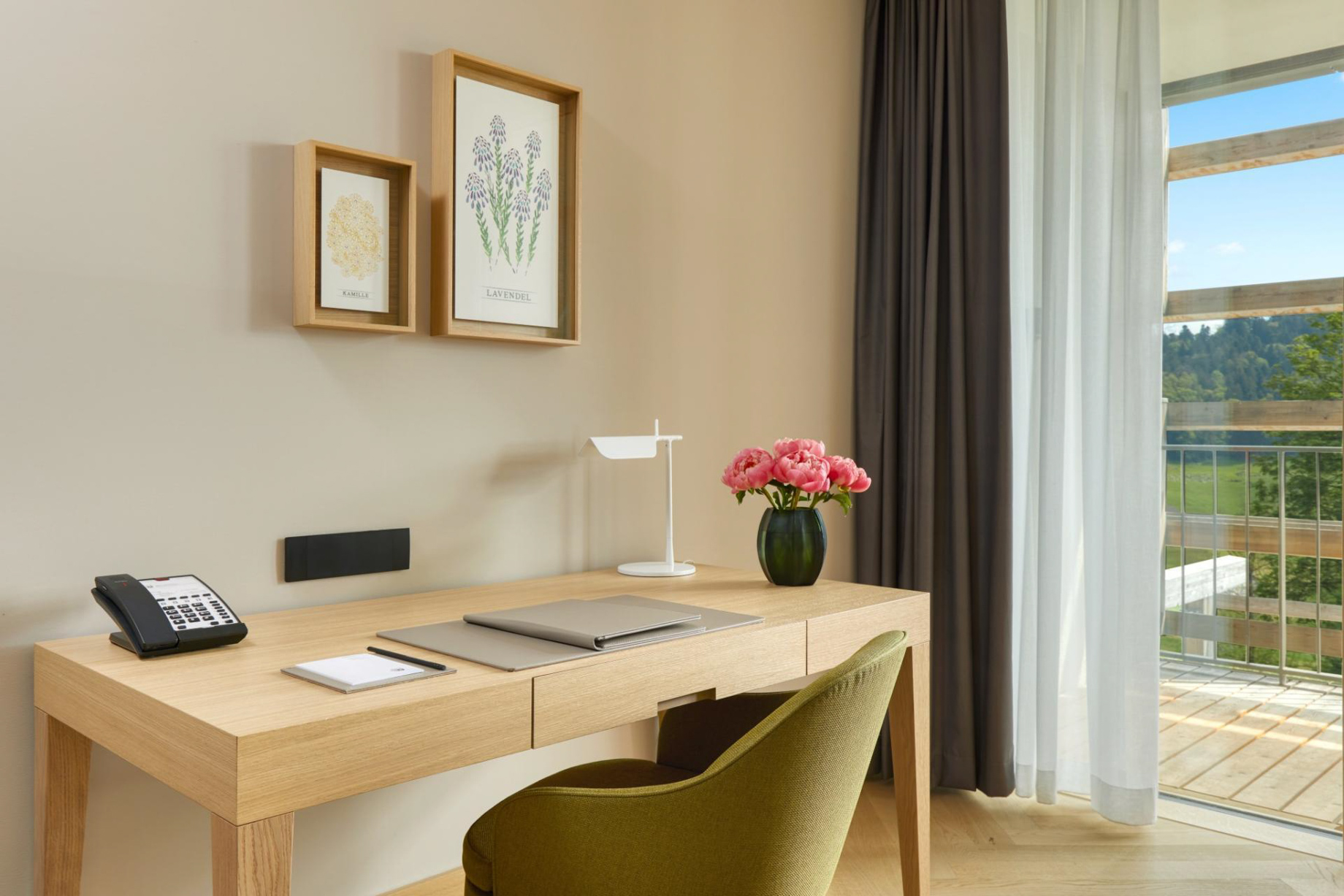 Waldhotel – Burgenstock Hotels & Resort – Obburgen, Switzerland – Executive Suite Desk