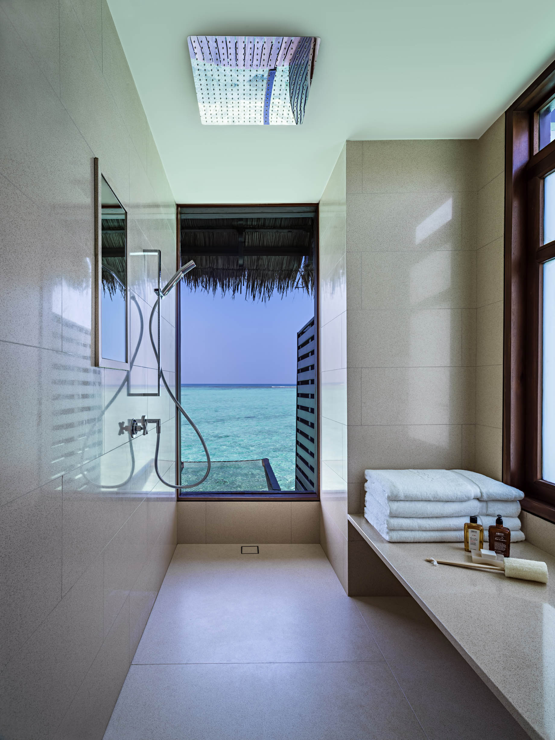 One&Only Reethi Rah Resort – North Male Atoll, Maldives – Overwater Villa Master Bathroom