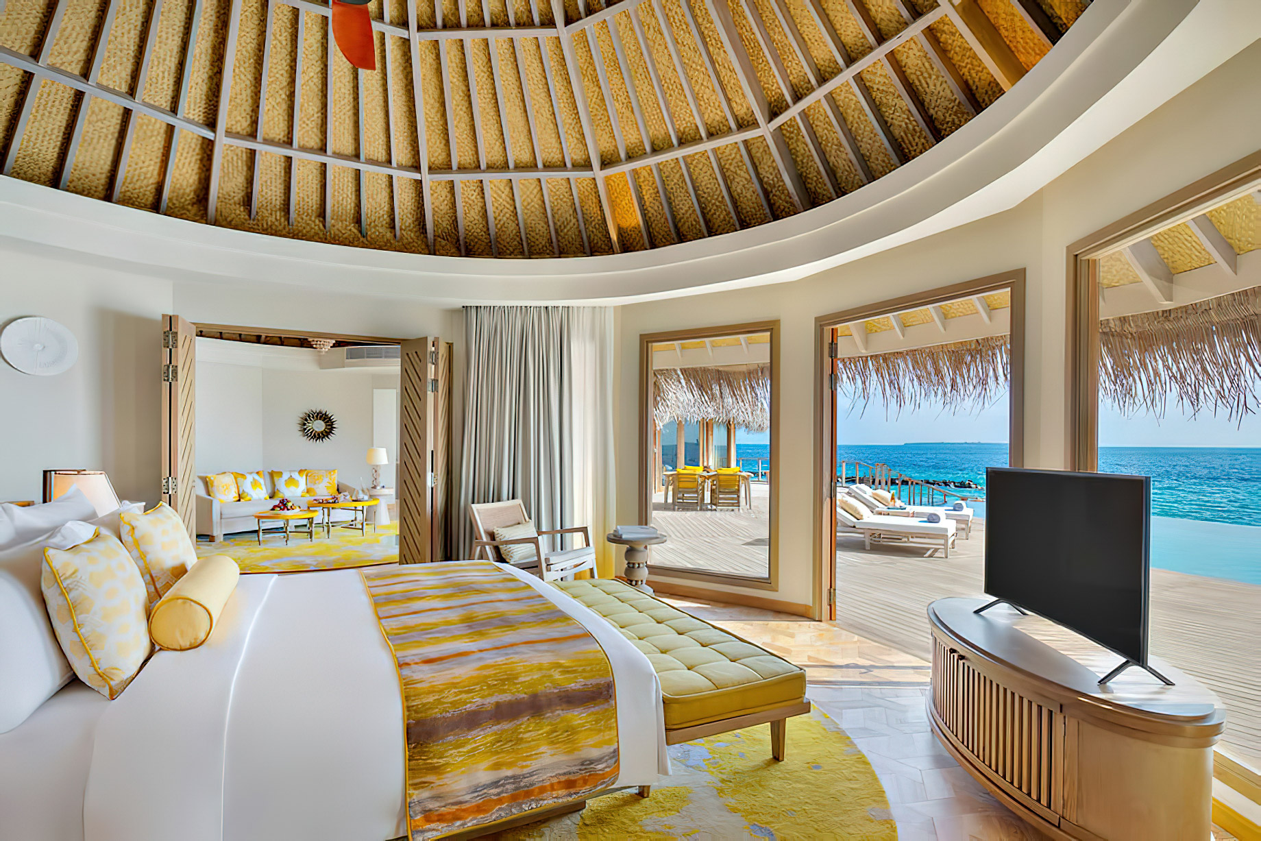 The Nautilus Maldives Resort - Thiladhoo Island, Maldives - Ocean Residence Bedroom