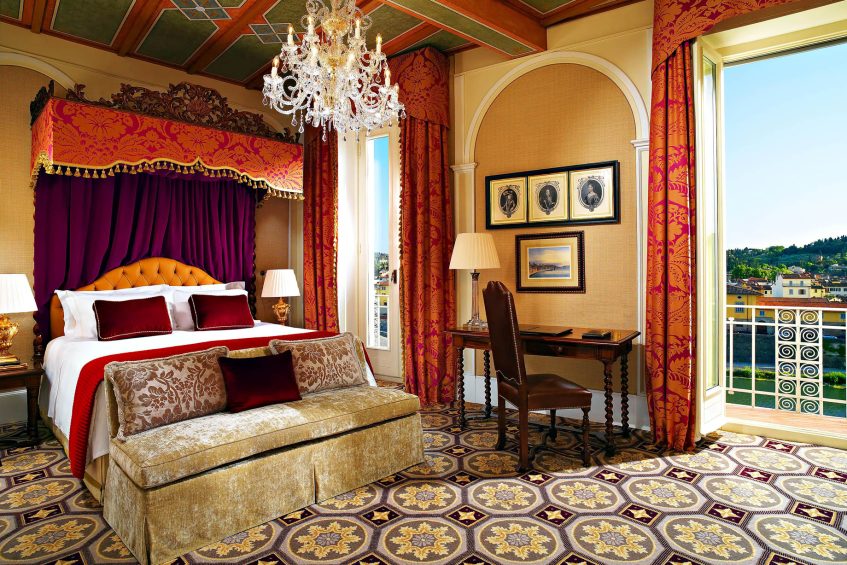 The St. Regis Florence Hotel - Florence, Italy - Deluxe Arno River View Renaissance style