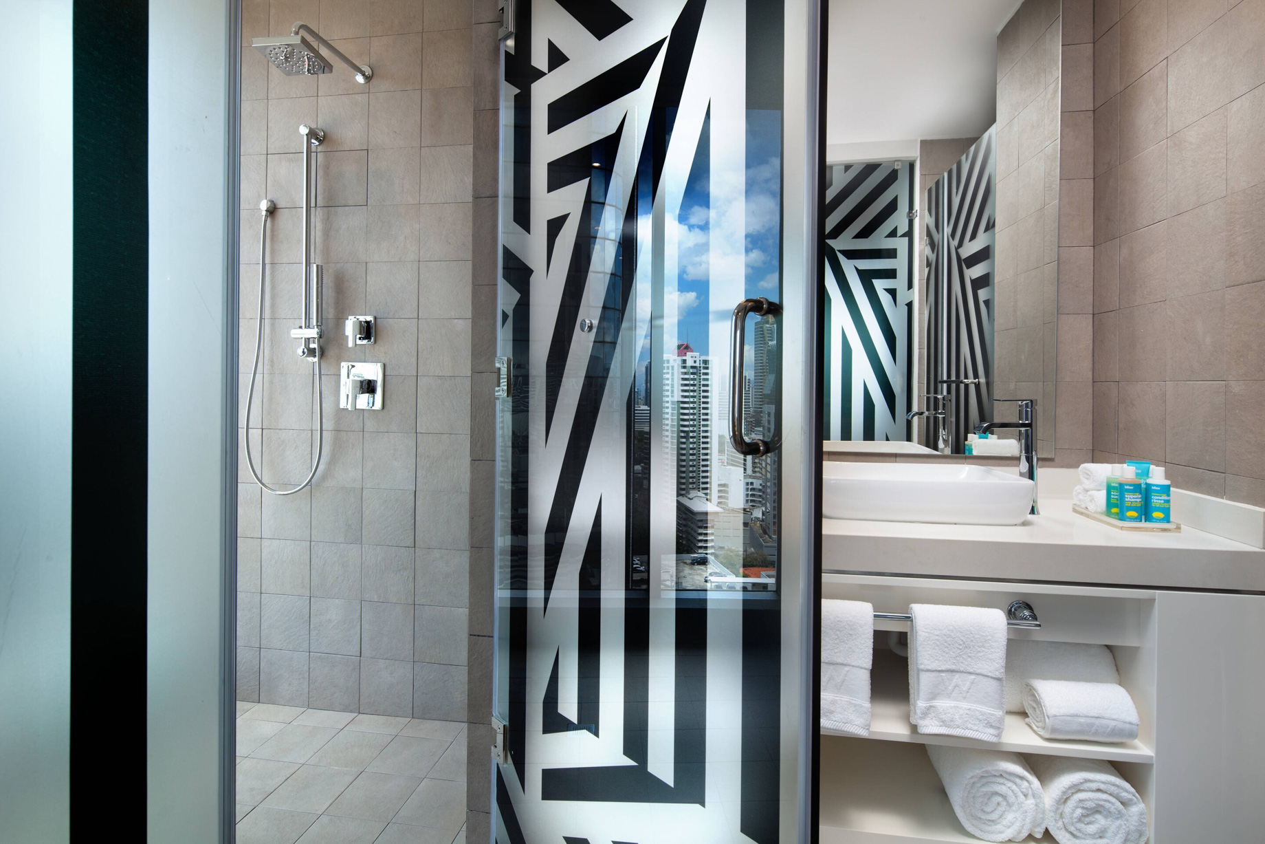W Panama Hotel – Panama City, Panama – Suite Bathroom Walk In Shower