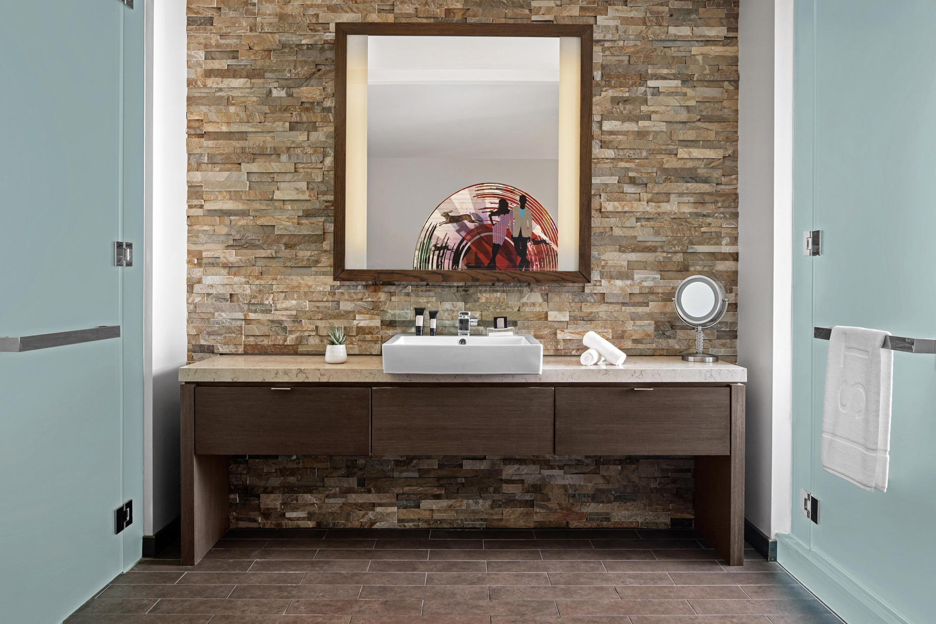 W Scottsdale Hotel – Scottsdale, AZ, USA – Fabulous Guest Bathroom