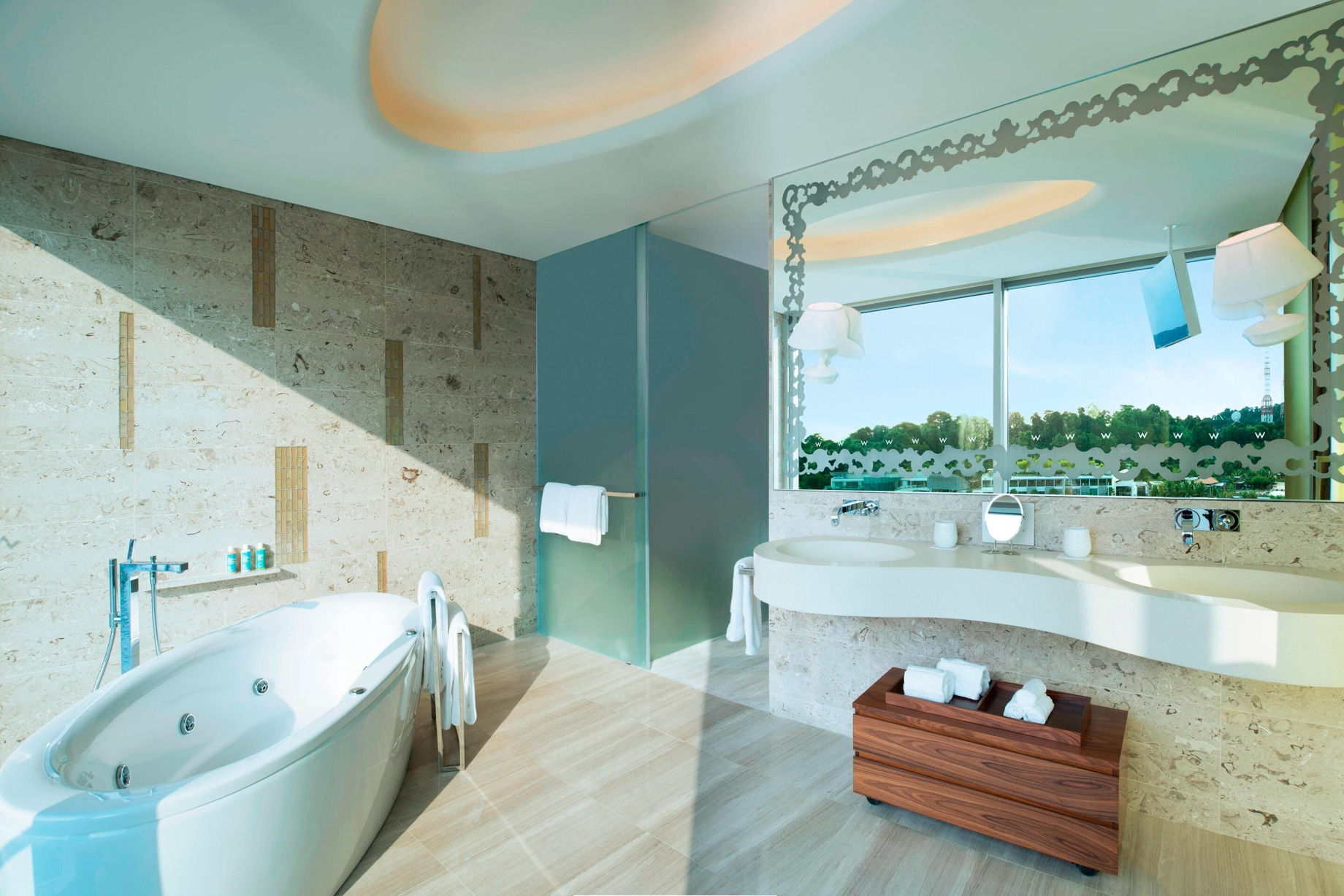 W Singapore Sentosa Cove Hotel – Singapore – Fantastic Suite Bathroom