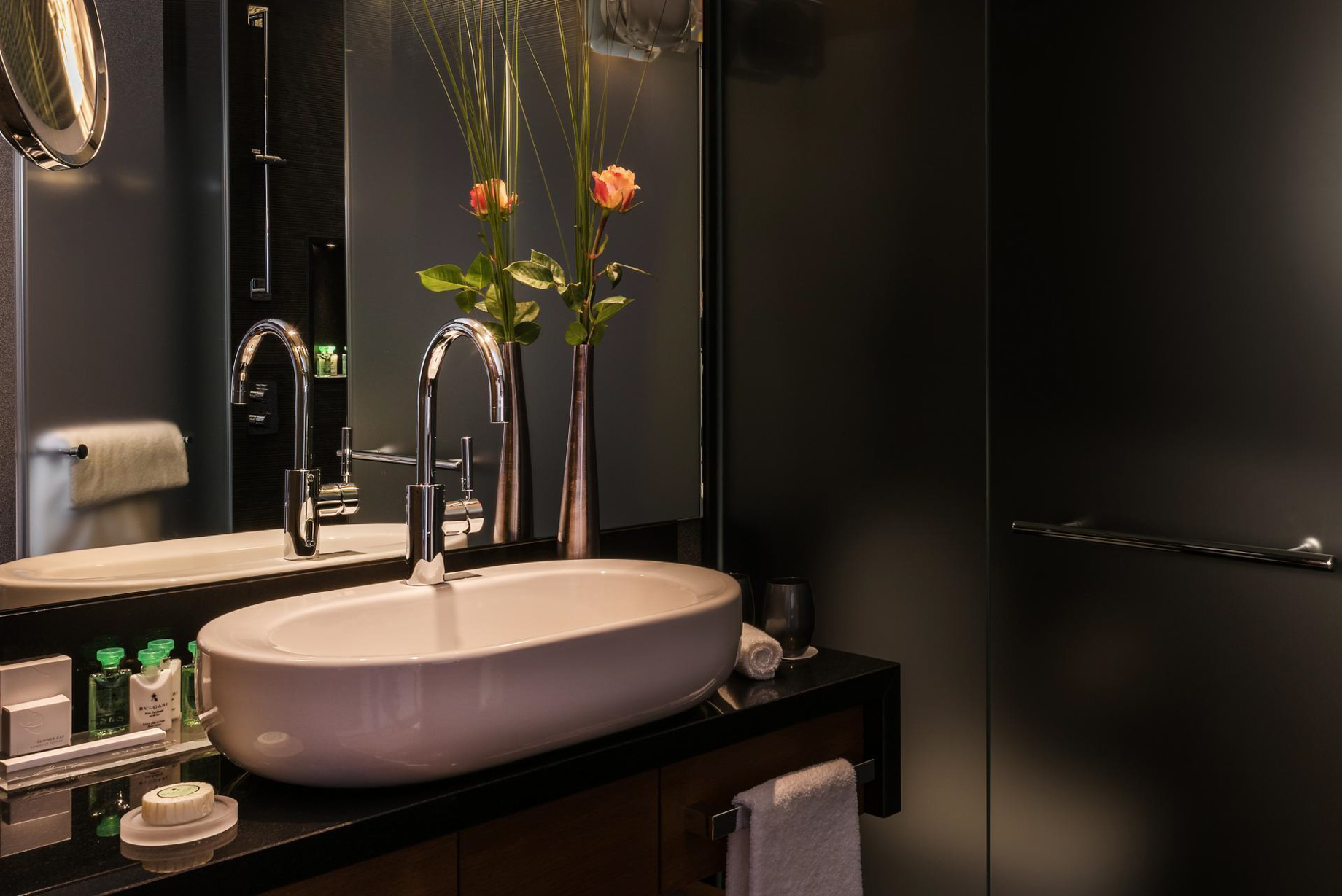 Palace Hotel - Burgenstock Hotels & Resort - Obburgen, Switzerland - Deluxe Alpine View Room Bathroom