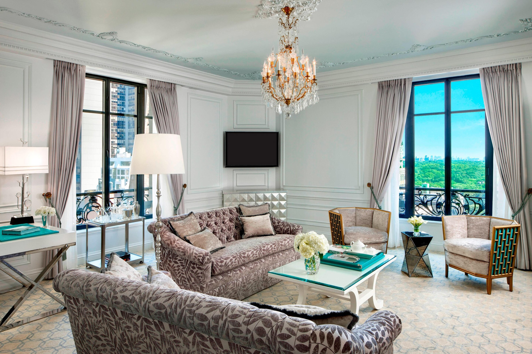 The St. Regis New York Hotel – New York, NY, USA – Tiffany Suite Living Area