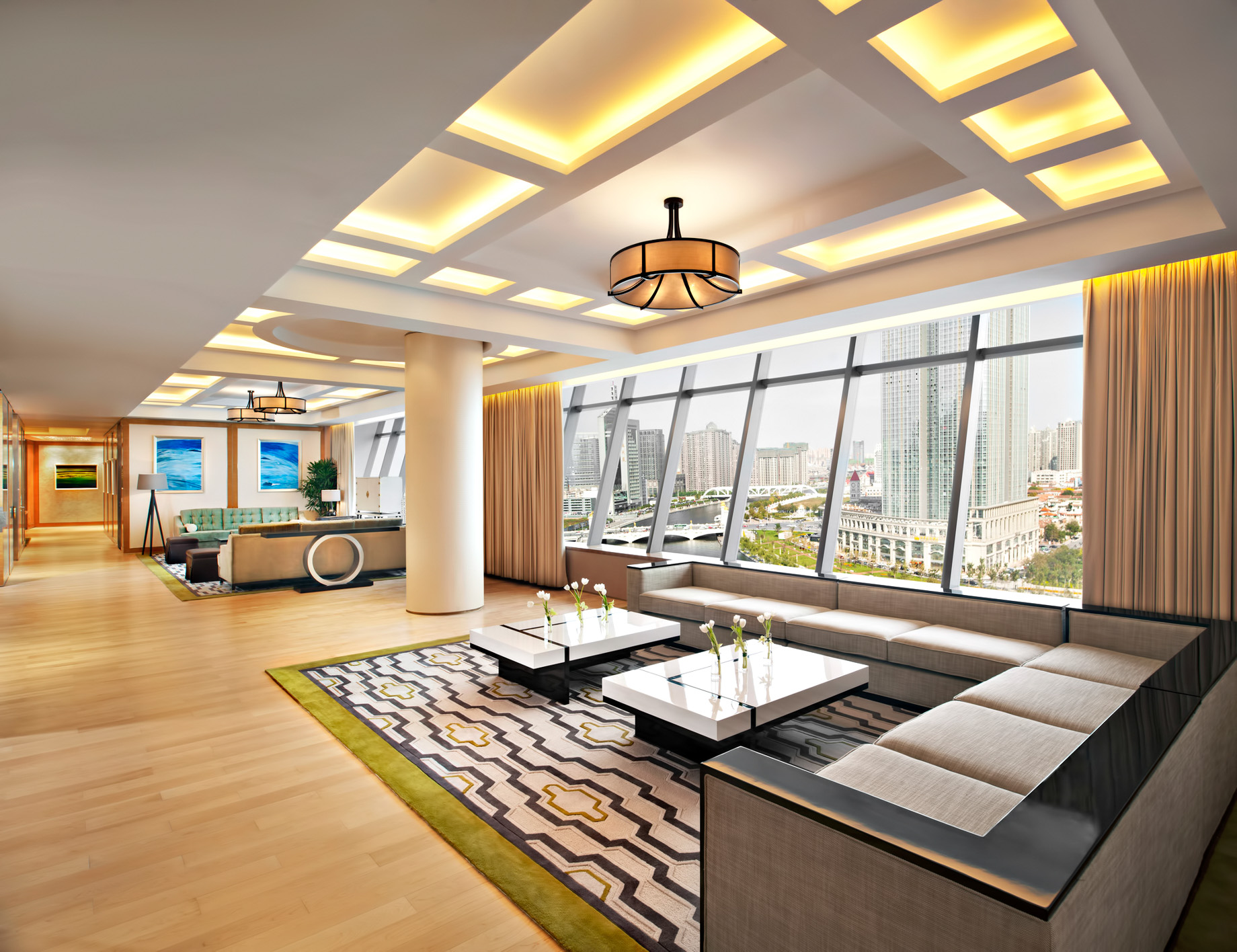 The St. Regis Tianjin Hotel – Tianjin, China – Riviera Restaurant – Presidential Suite Living Room