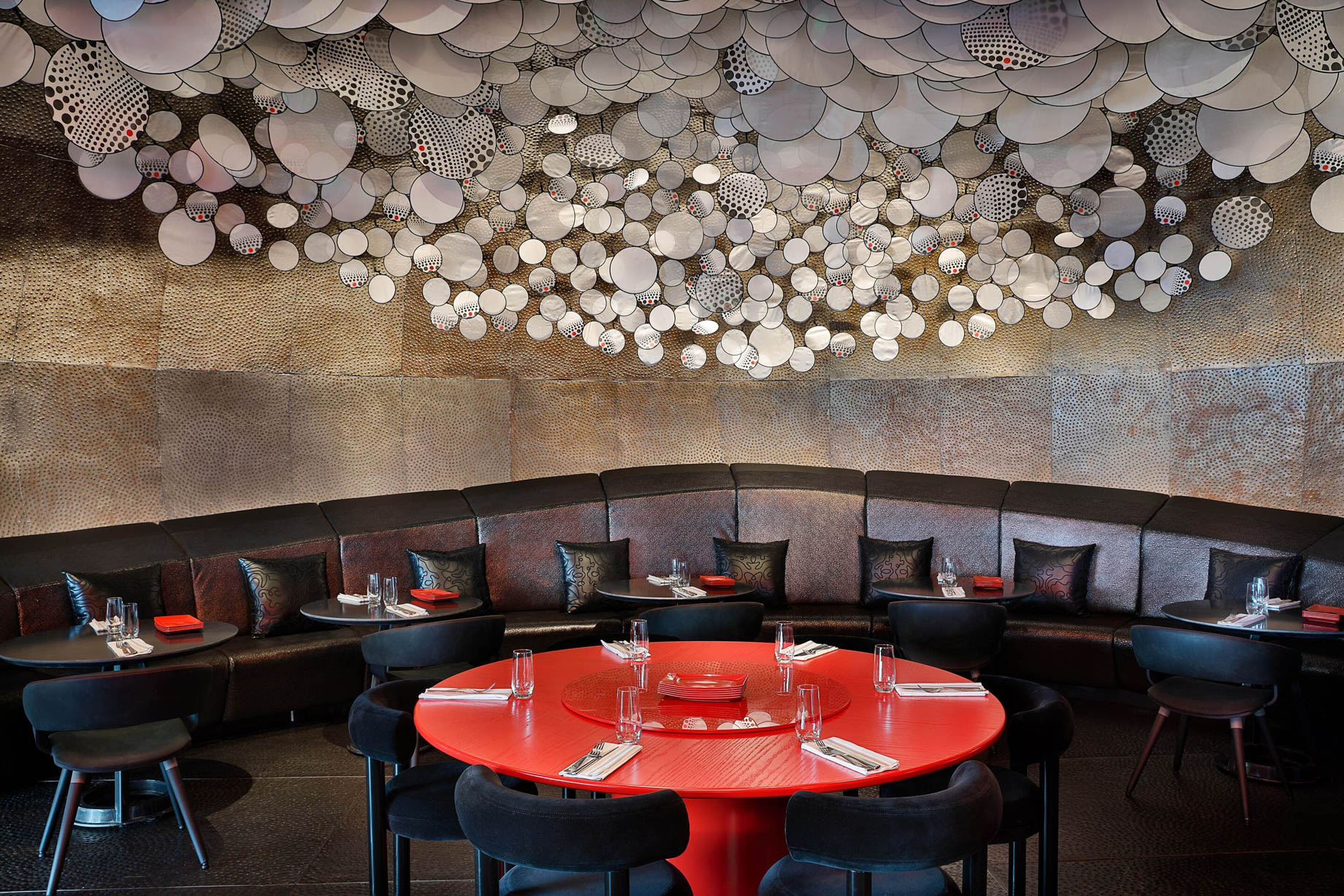 W Abu Dhabi Yas Island Hotel – Abu Dhabi, UAE – Garage Restaurant Decor