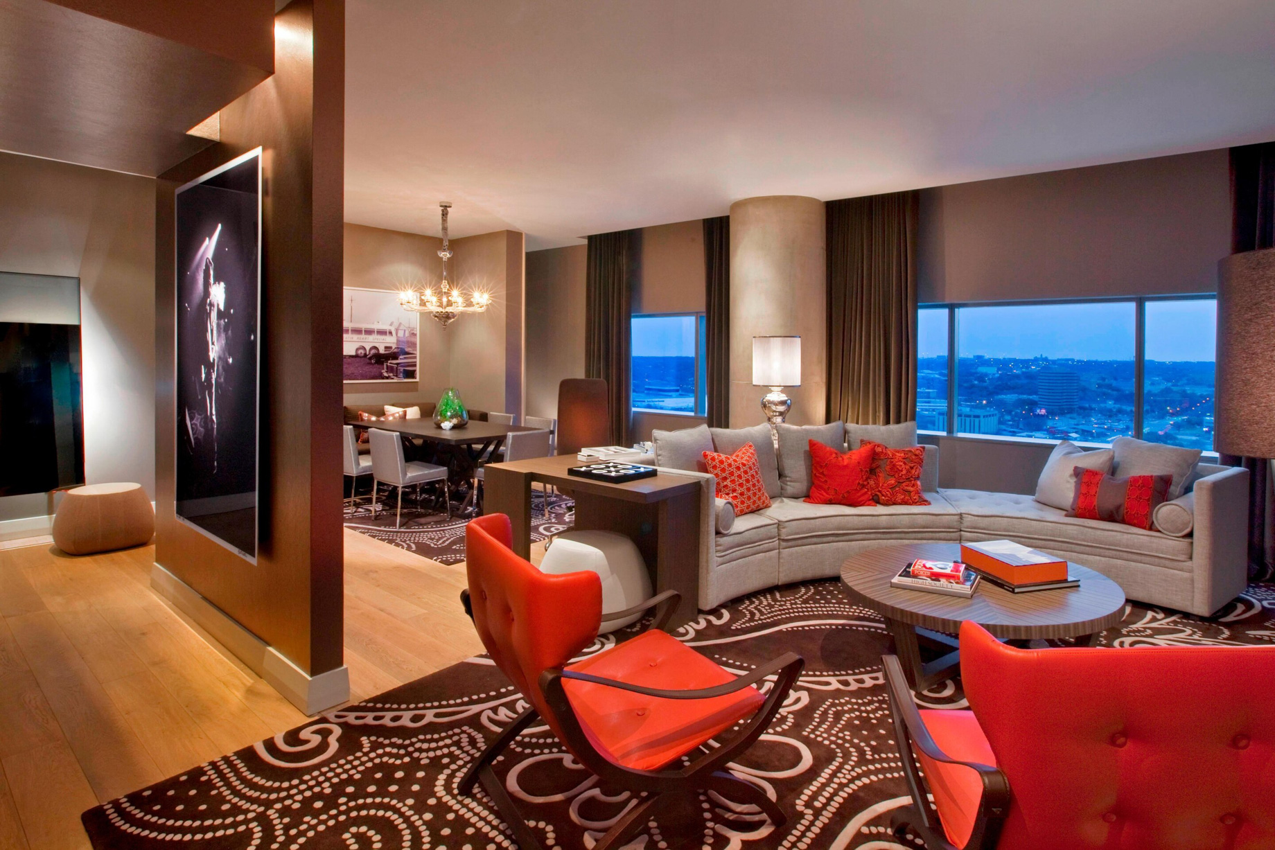 W Austin Hotel – Austin, TX, USA – E Wow Living Room