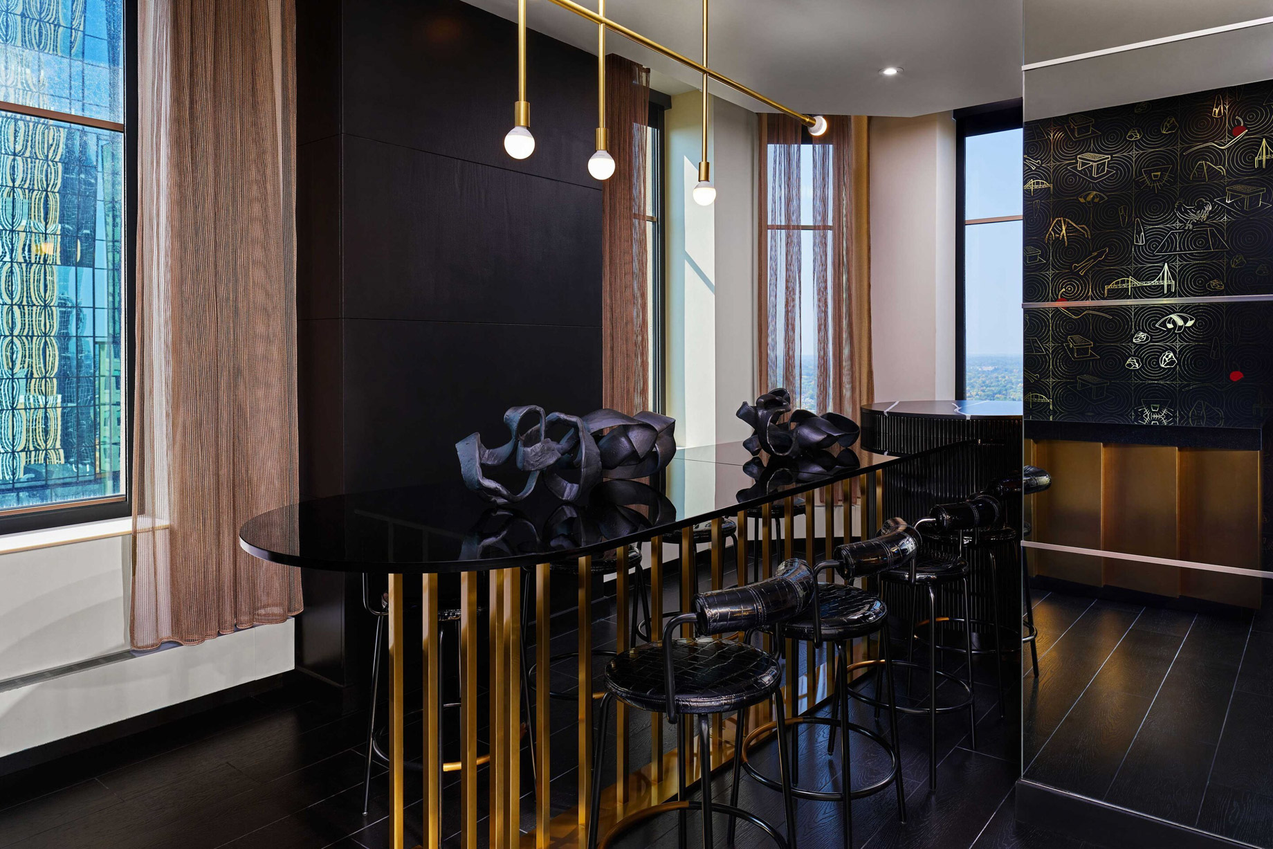 W Minneapolis The Foshay Hotel – Minneapolis, MN, USA – Extreme Wow Suite Dining Room