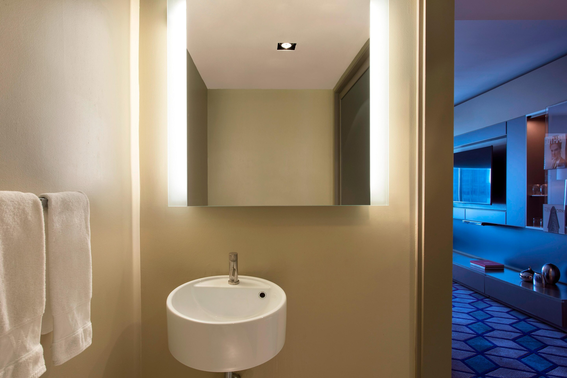 W New York Times Square Hotel - New York, NY, USA - Suite Bathroom Mirror