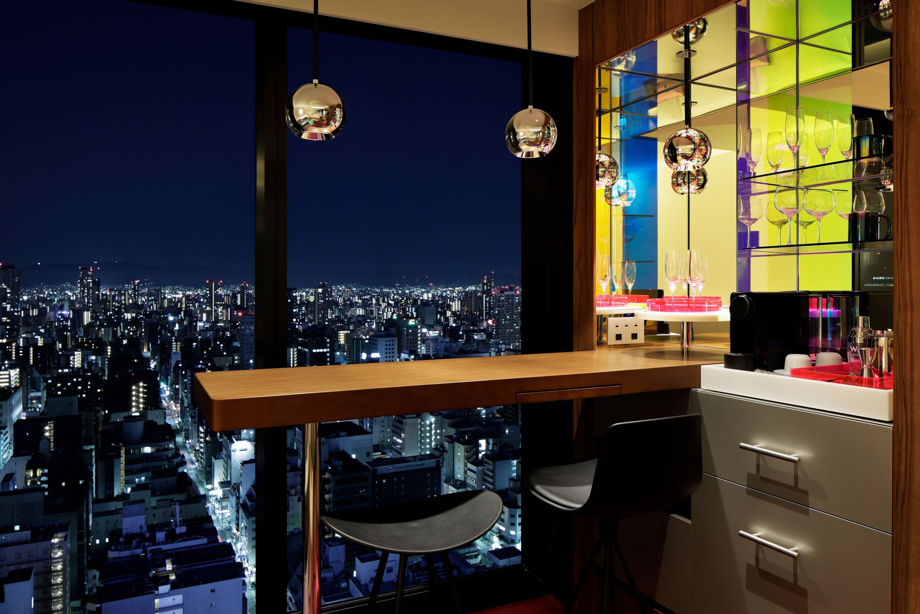 W Osaka Hotel – Osaka, Japan – Wonderful Double Room View Night
