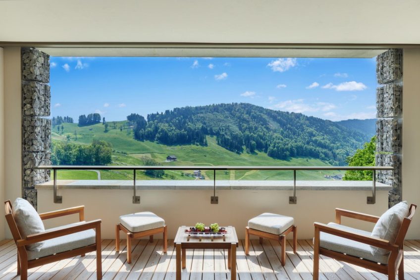 Waldhotel - Burgenstock Hotels & Resort - Obburgen, Switzerland - Deluxe Suite Deck View