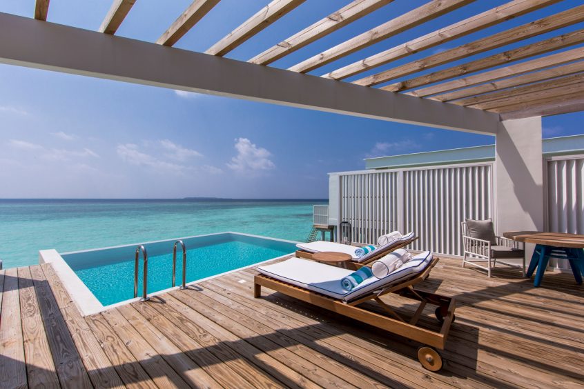 Amilla Fushi Resort and Residences - Baa Atoll, Maldives - Ocean Lagoon House Overwater Pool Deck