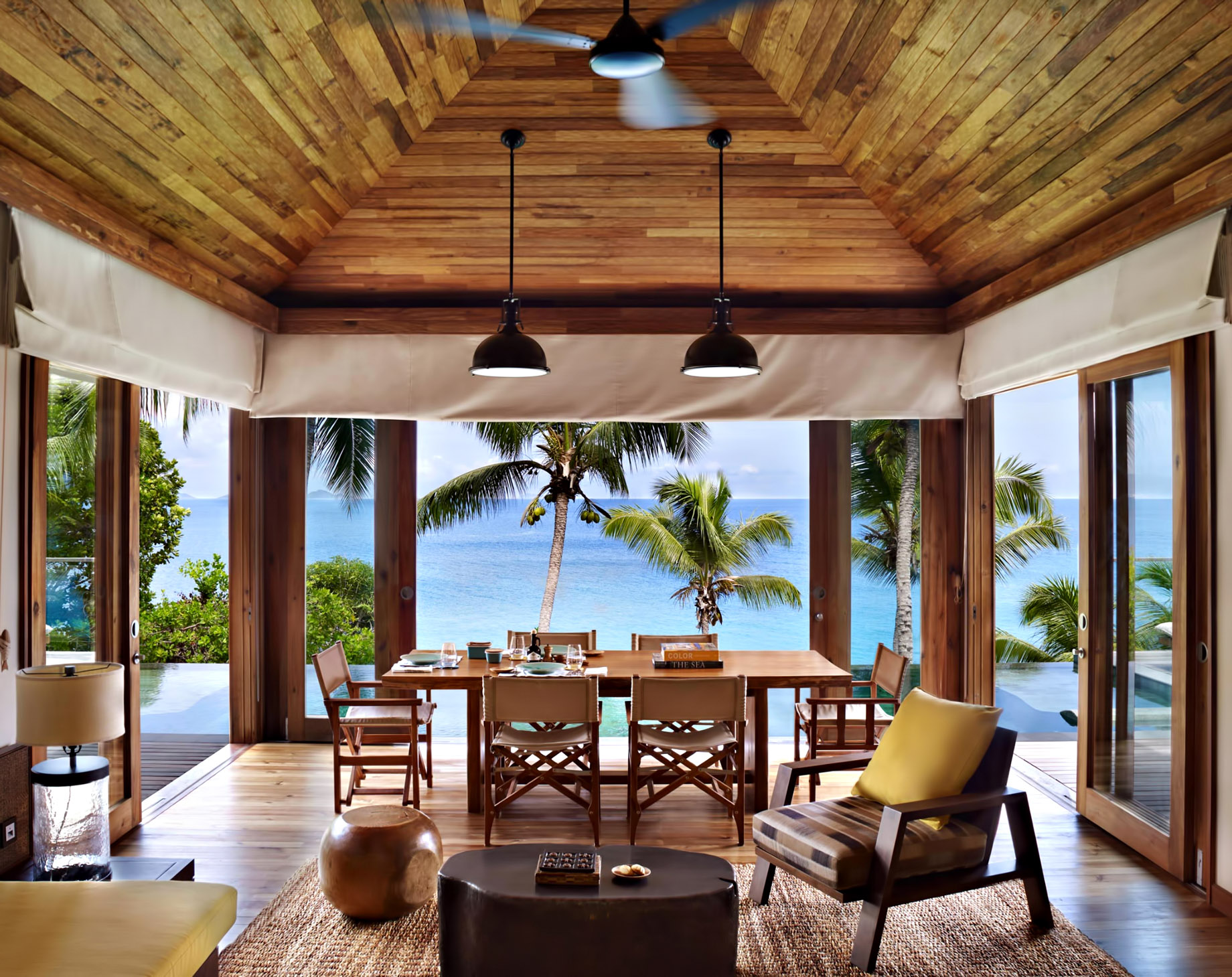 Six Senses Zil Pasyon Resort – Felicite Island, Seychelles – Signature Pool Villa Living Room