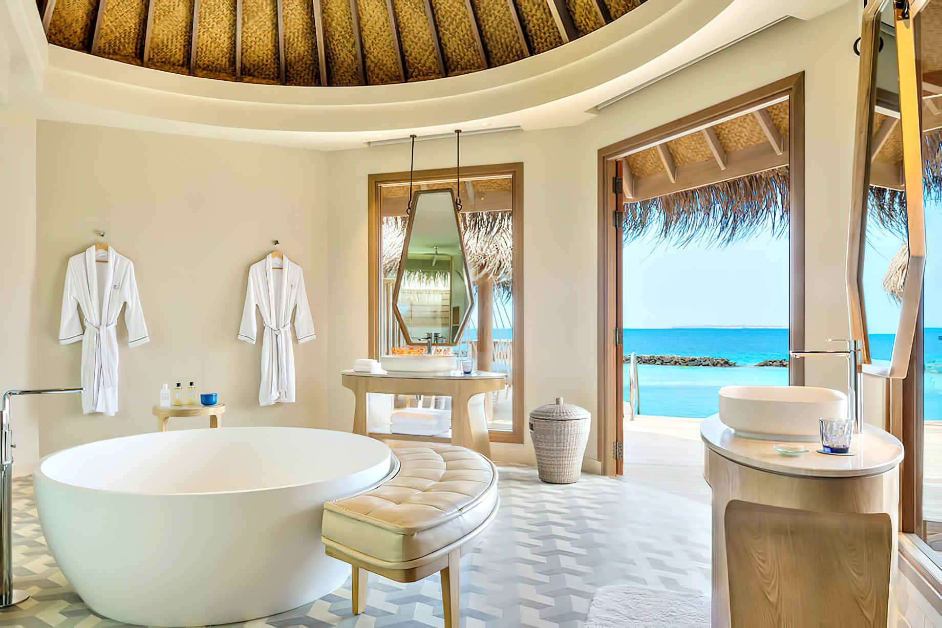 The Nautilus Maldives Resort – Thiladhoo Island, Maldives – Ocean Residence Bathroom