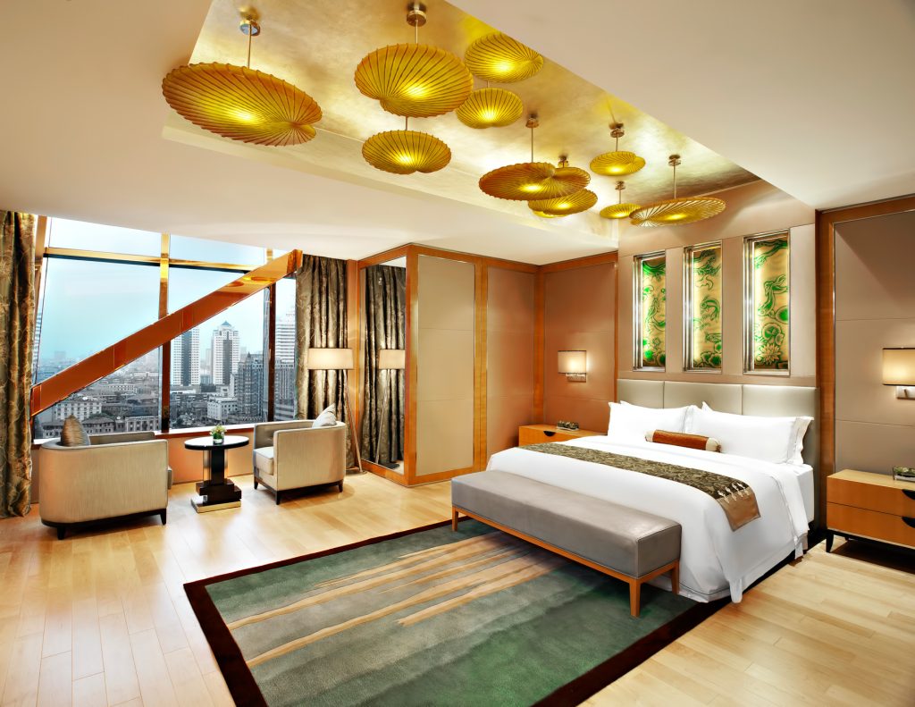 The St. Regis Tianjin Hotel - Tianjin, China - Riviera Restaurant - Presidential Suite Bedroom
