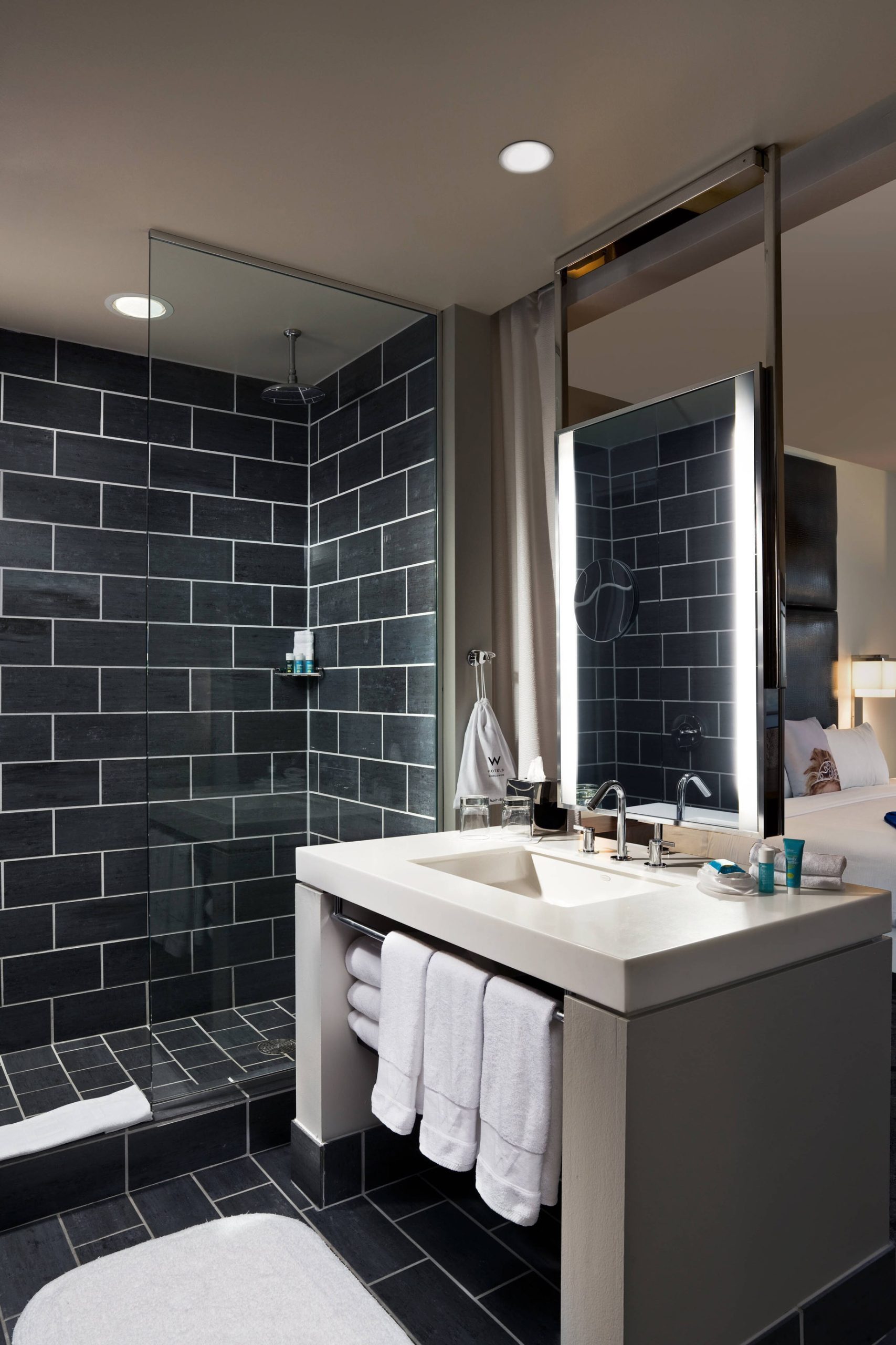 W Dallas Victory Hotel – Dallas, TX, USA – Wonderful Guest Room Bathroom