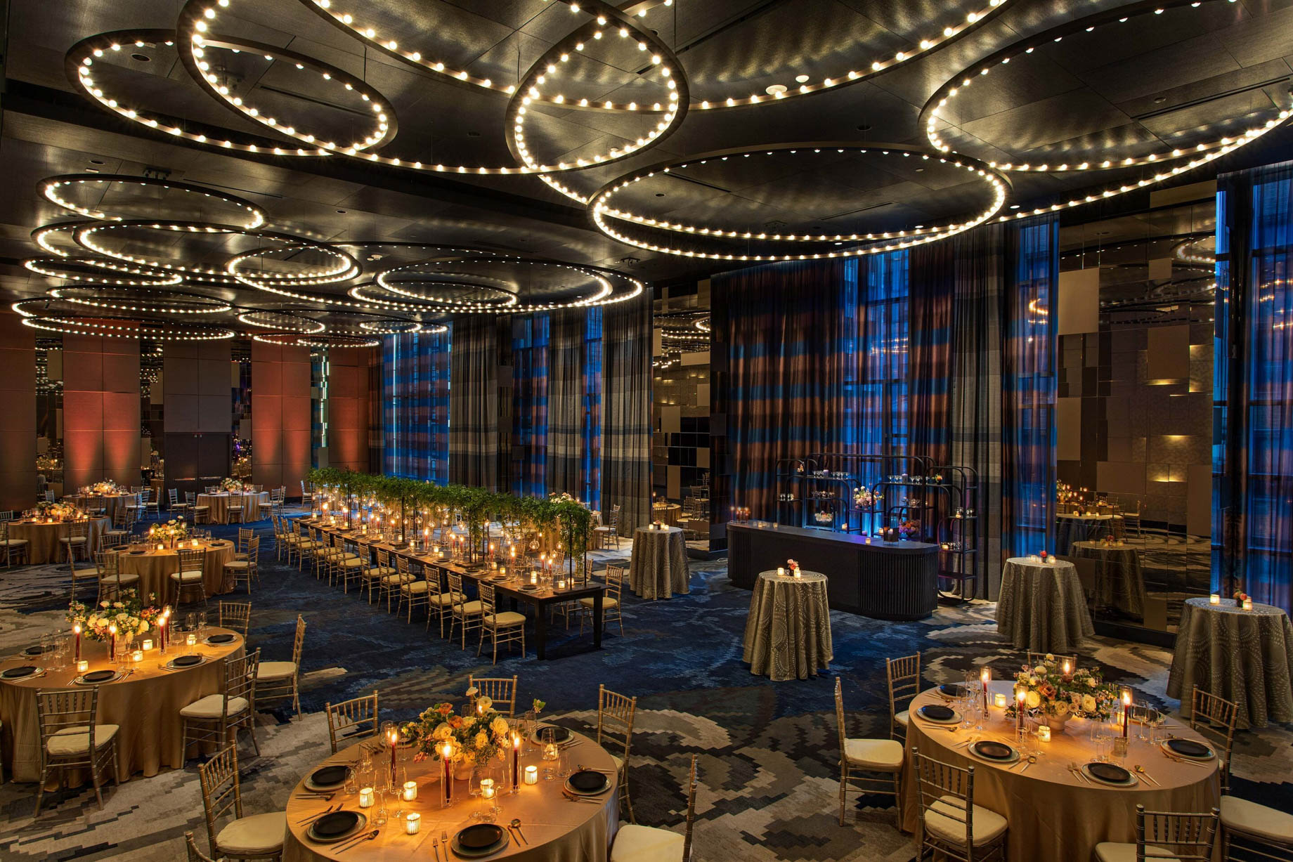 W Philadelphia Hotel – Philadelphia, PA, USA – W Wedding Reception Setup