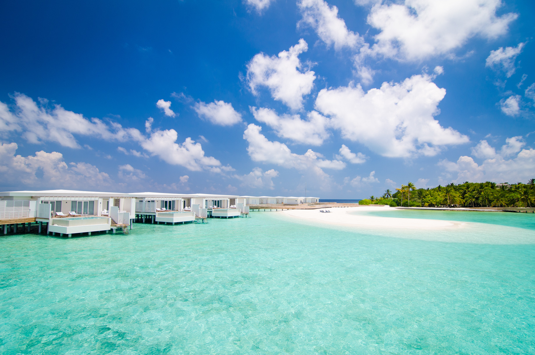 Amilla Fushi Resort and Residences – Baa Atoll, Maldives – Ocean Lagoon Overwater Houses with Pool