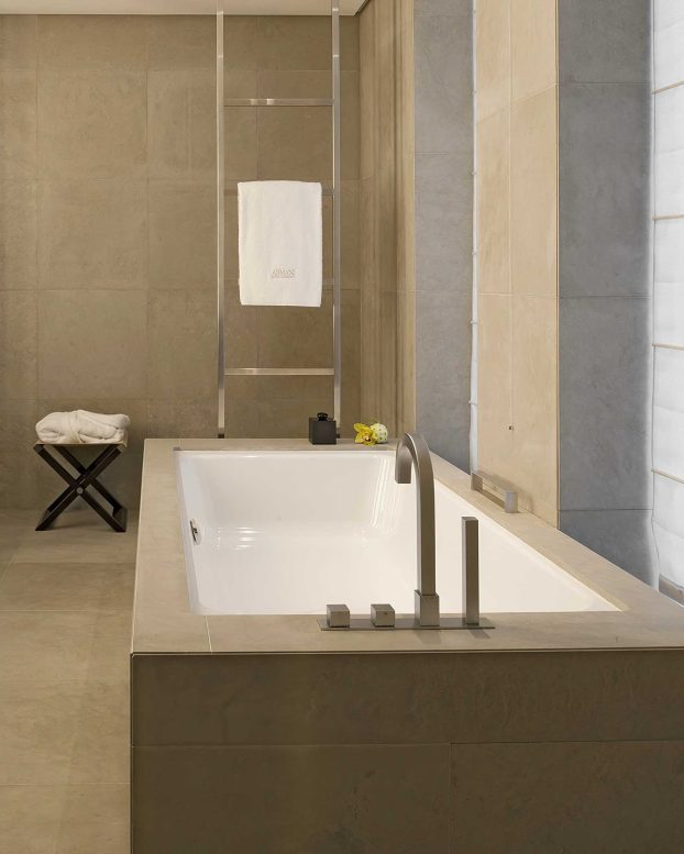 037 - Armani Hotel Milano - Milan, Italy - Armani Suite Bathroom Tub