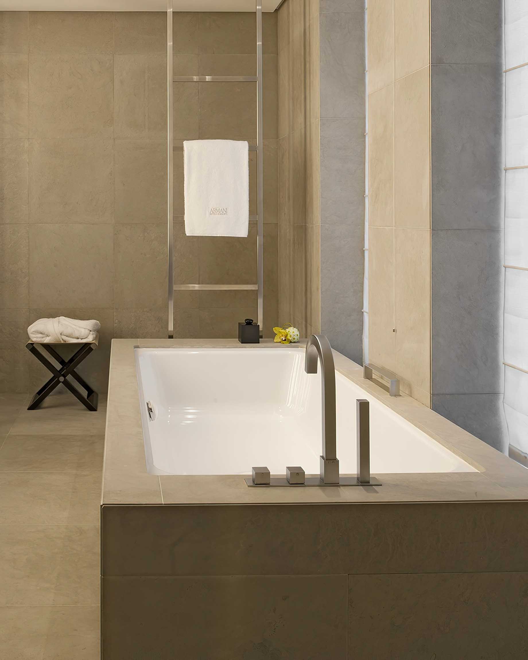 037 – Armani Hotel Milano – Milan, Italy – Armani Suite Bathroom Tub