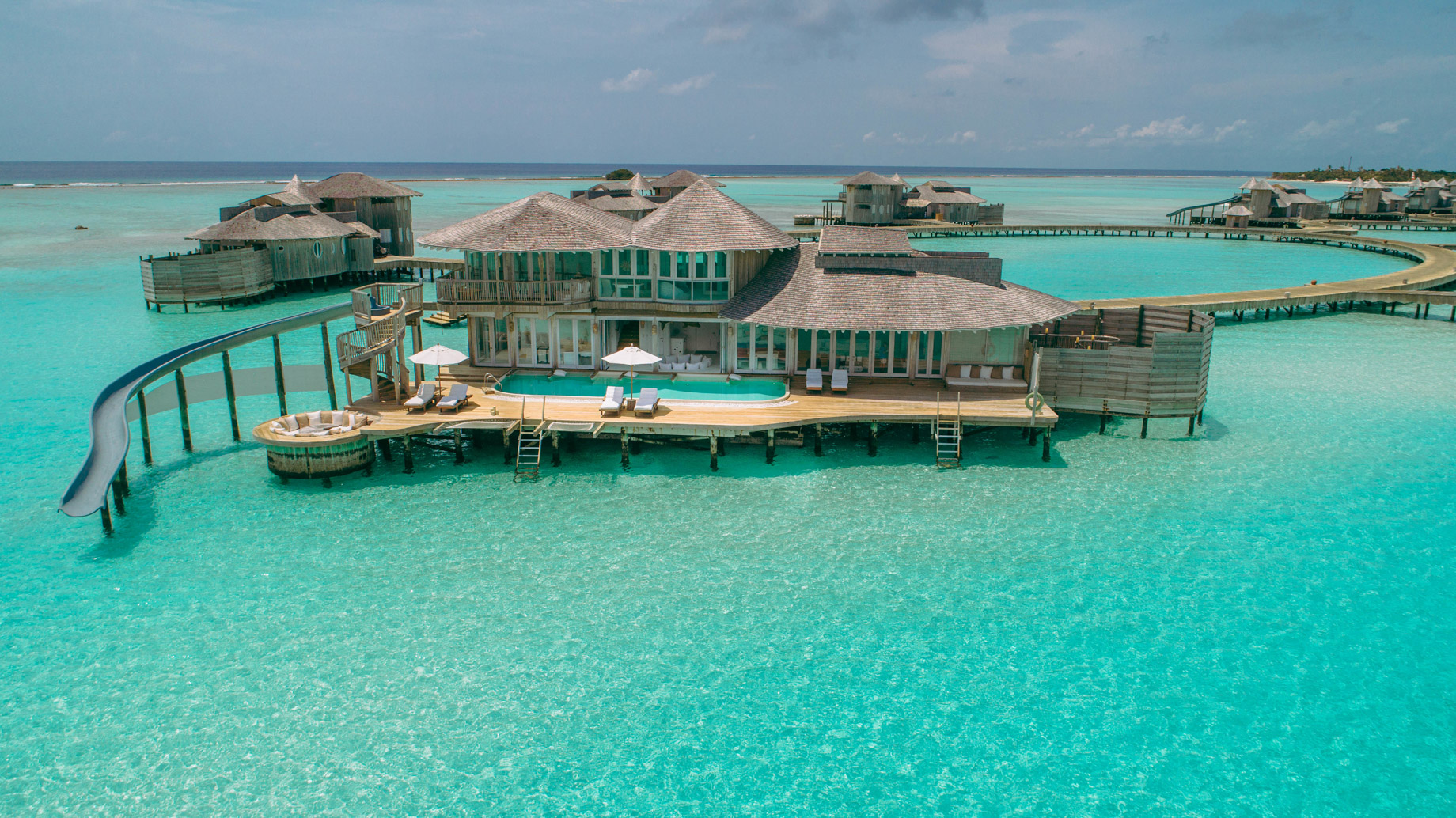 Soneva Jani Resort – Noonu Atoll, Medhufaru, Maldives – 3 Bedroom Water Reserve Villa with Slide Aerial
