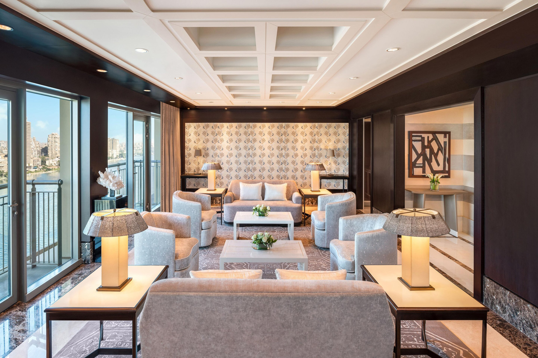 The St. Regis Cairo Hotel – Cairo, Egypt – Royal Suite Living Room