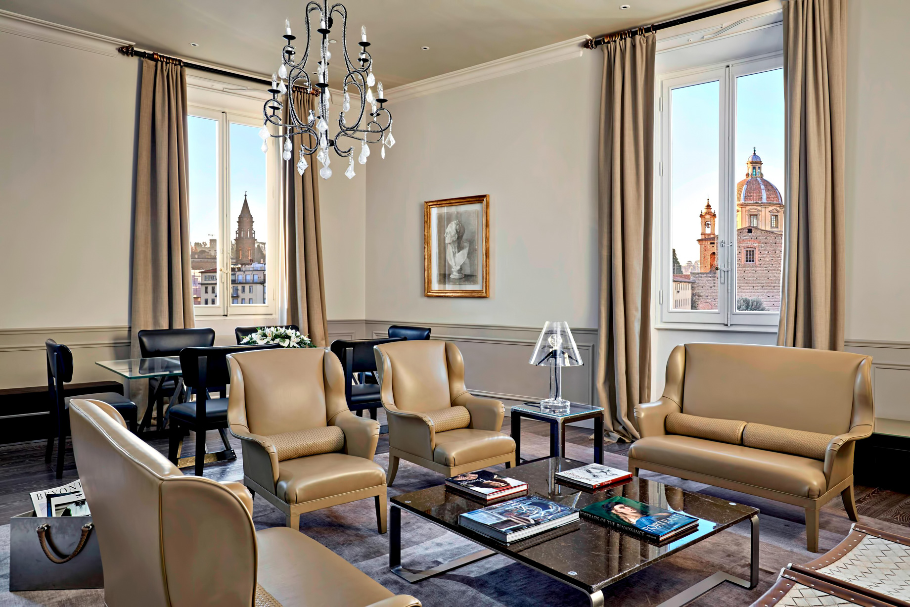 The St. Regis Florence Hotel - Florence, Italy - Bottega Veneta Suite Living Room
