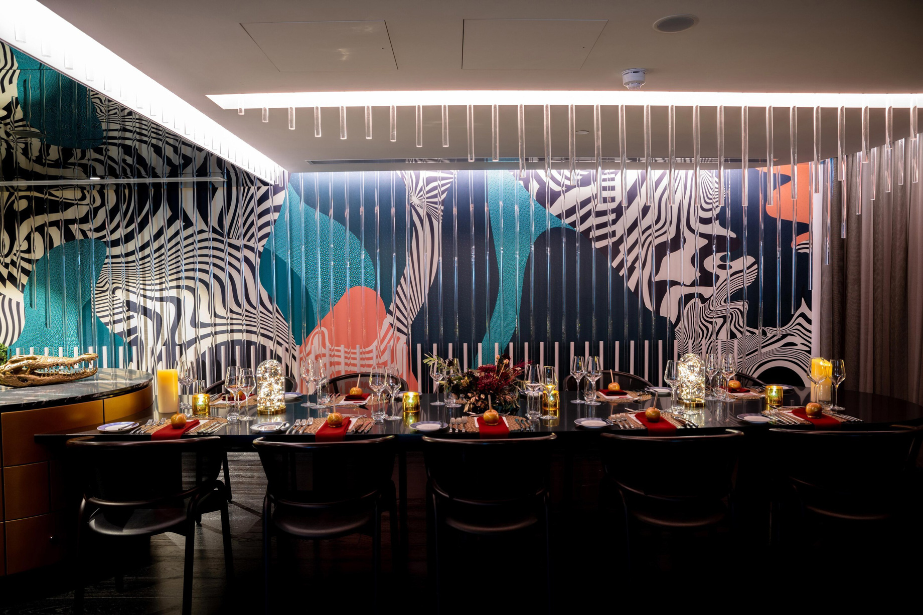 W Brisbane Hotel - Brisbane, Australia - Extreme Wow Suite Once Upon A Suite Time Dining