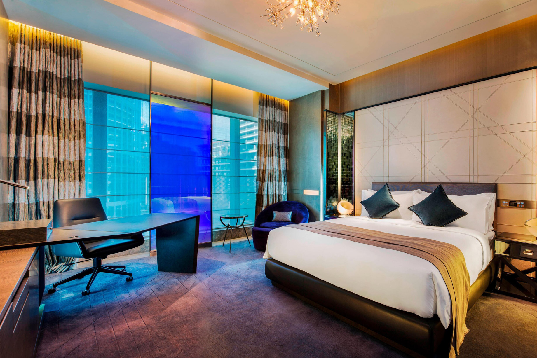 W Guangzhou Hotel – Tianhe District, Guangzhou, China – Spectacular Design Guest Room Jewel Design