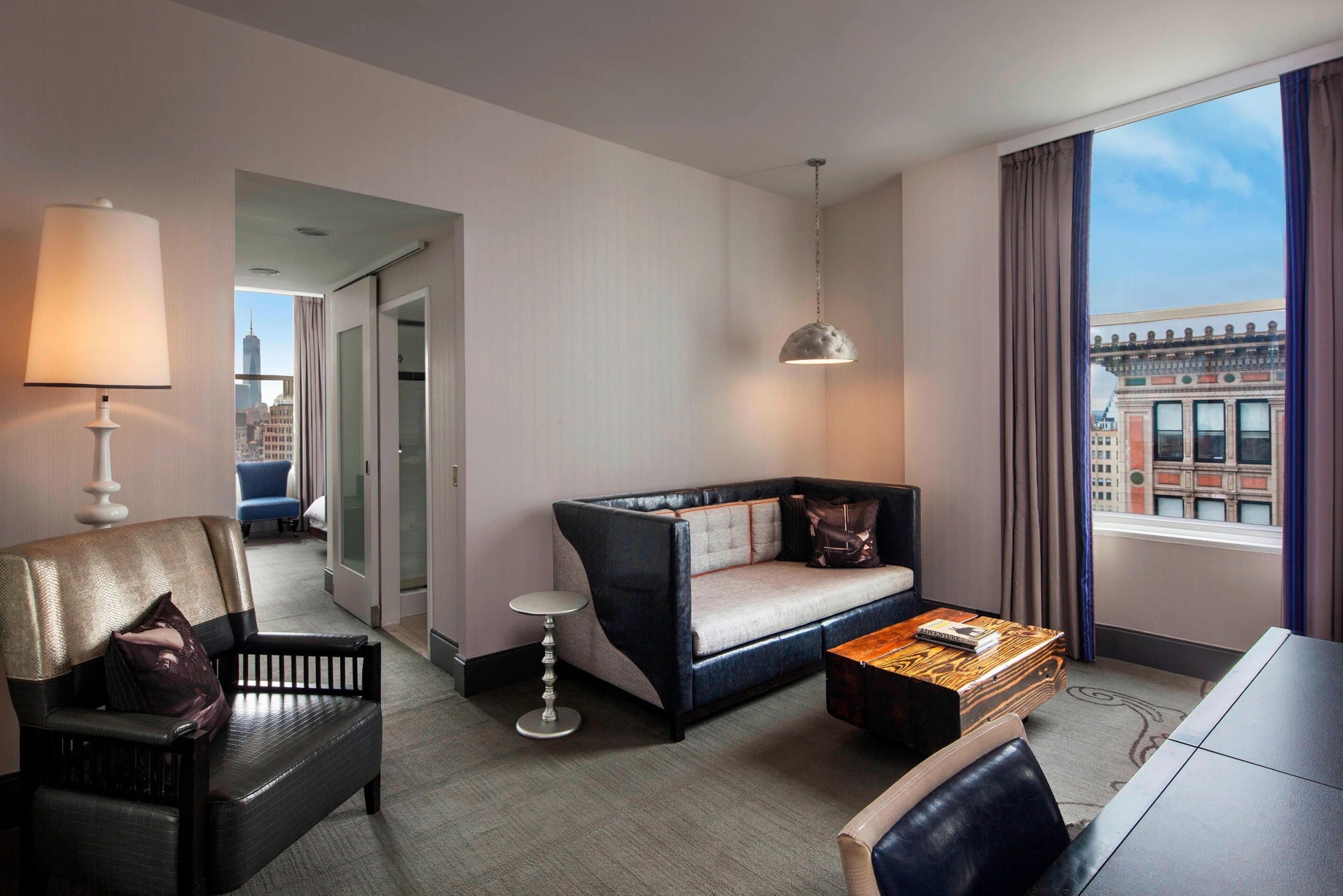 W New York Union Square Hotel – New York, NY, USA – Cool Corner Suite Living Room