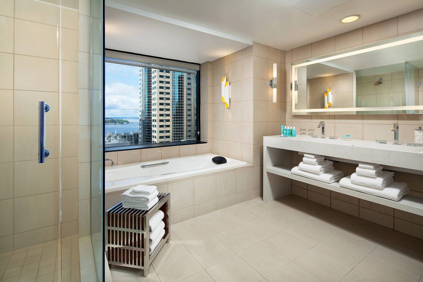 W Seattle Hotel - Seattle, WA, USA - Extreme WOW Suite Bathroom