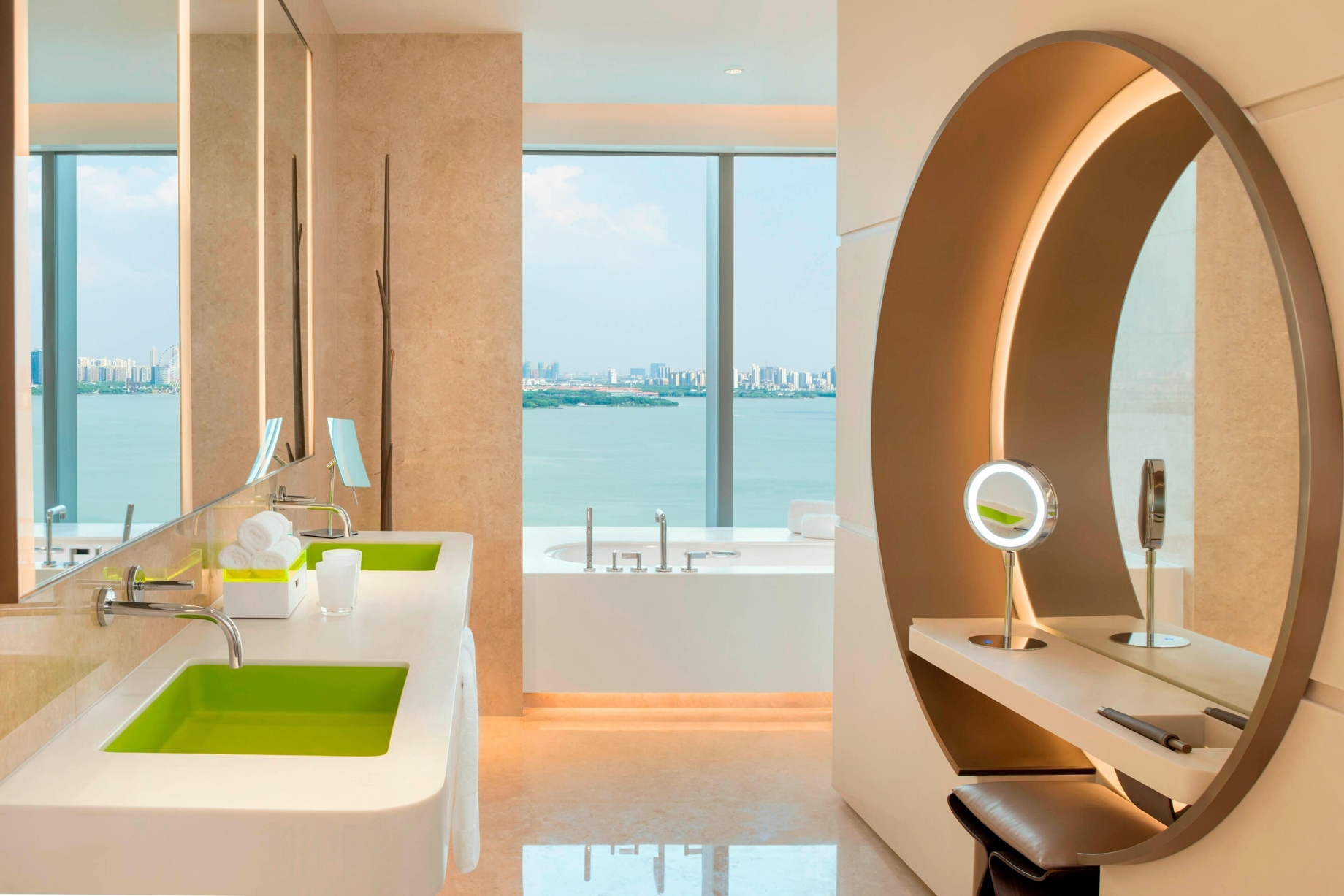 W Suzhou Hotel – Suzhou, China – Fabulous Guest Bathroom