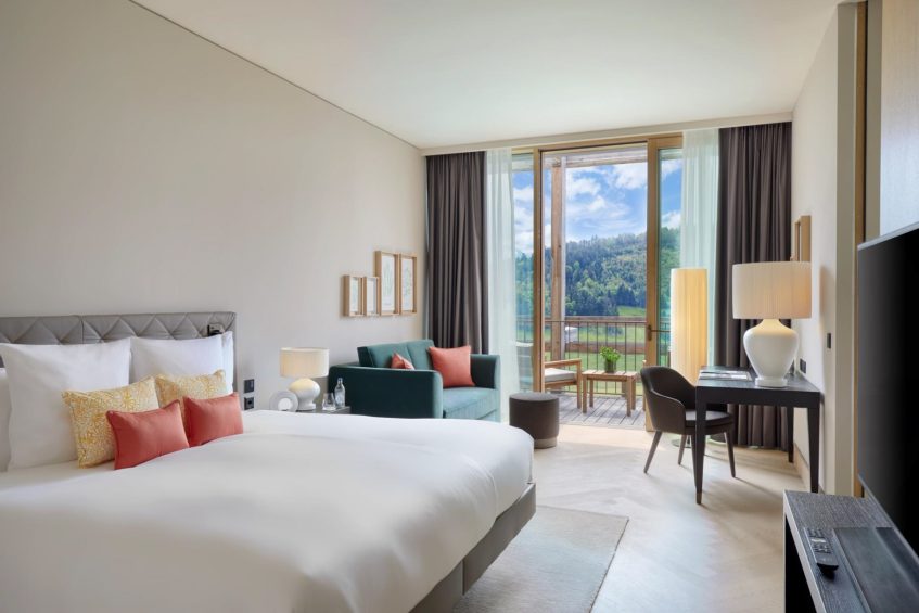 Waldhotel - Burgenstock Hotels & Resort - Obburgen, Switzerland - Deluxe Suite Bedroom